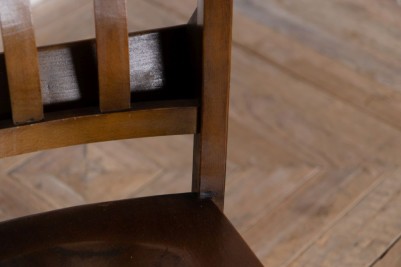 Dark Edwardian Chapel Chairs